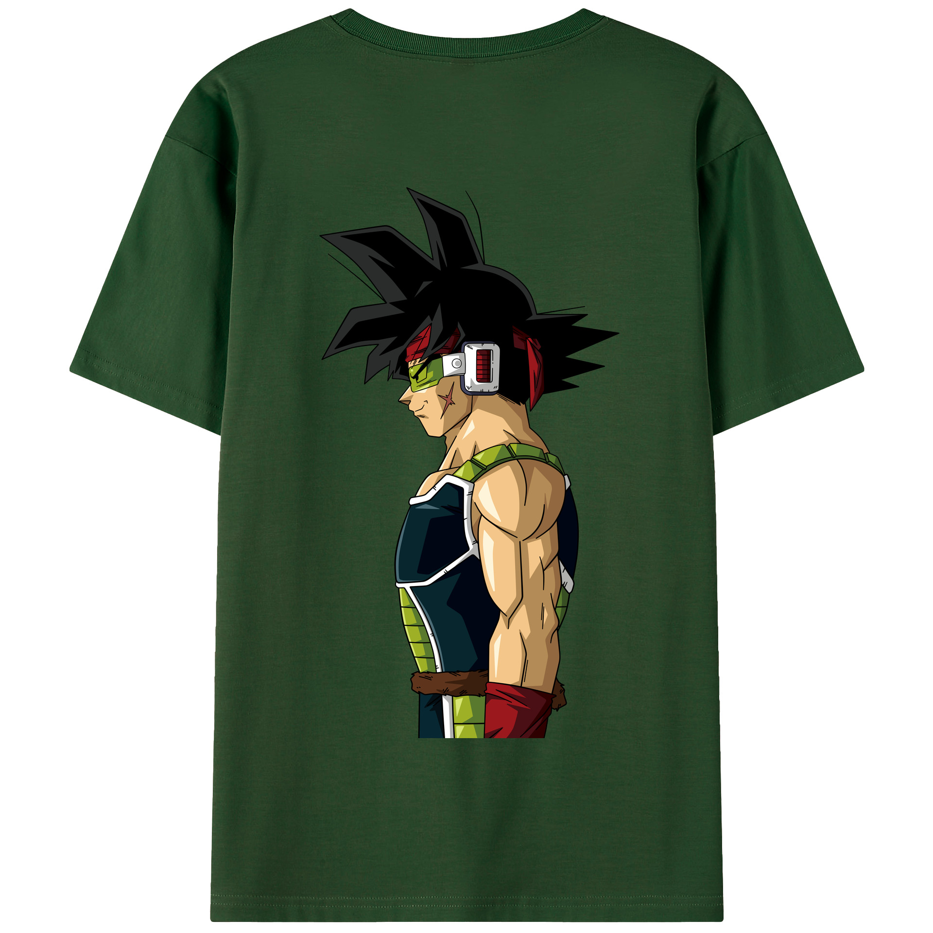 （画像用） ドラゴンボール バーダック DRAGON BALL Burdock 綿100％半袖Tシャツ（背面プリント）